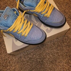 Nike Blue and Yellow Sneakers